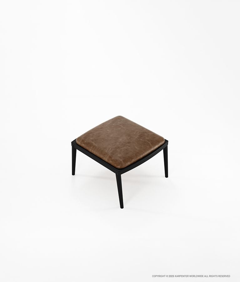 CHILLAX Ottoman with Leather
