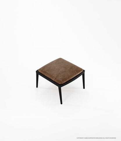 CHILLAX Ottoman with Leather