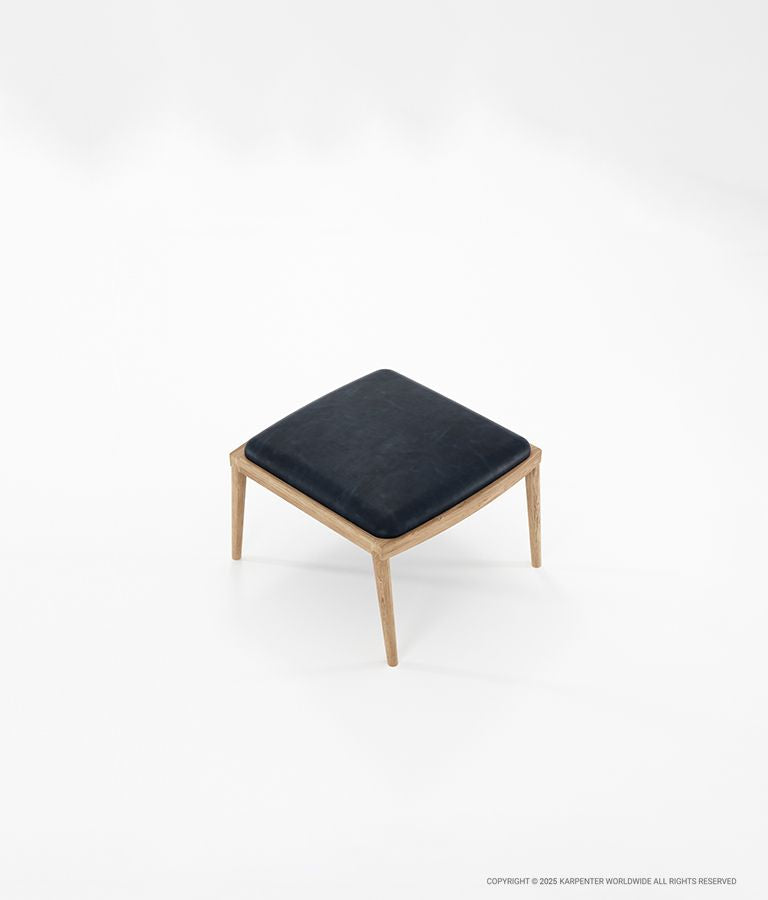 CHILLAX Ottoman with Leather