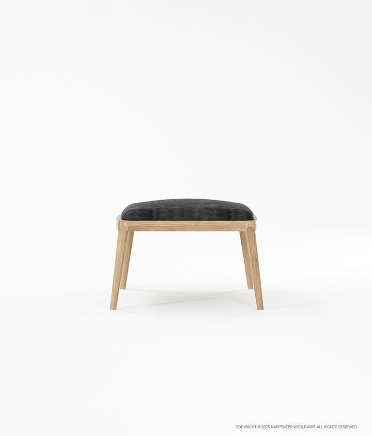 CHILLAX Ottoman with Leather