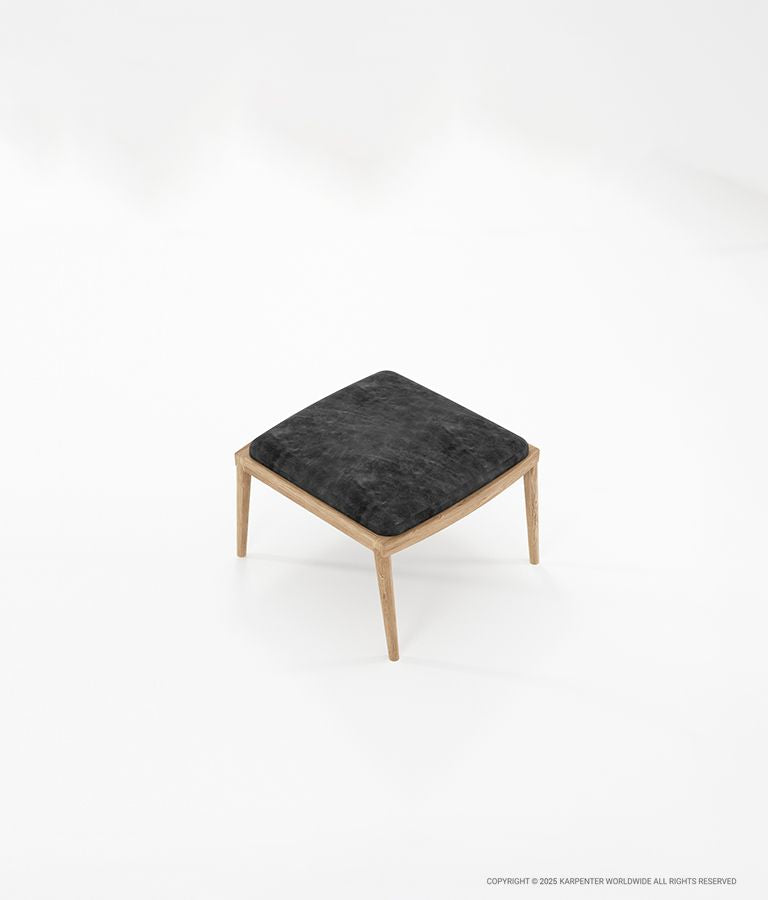 CHILLAX Ottoman with Leather