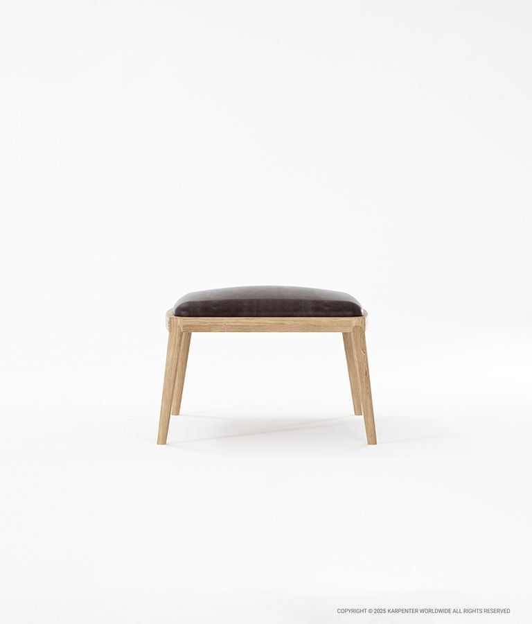 CHILLAX Ottoman with Leather