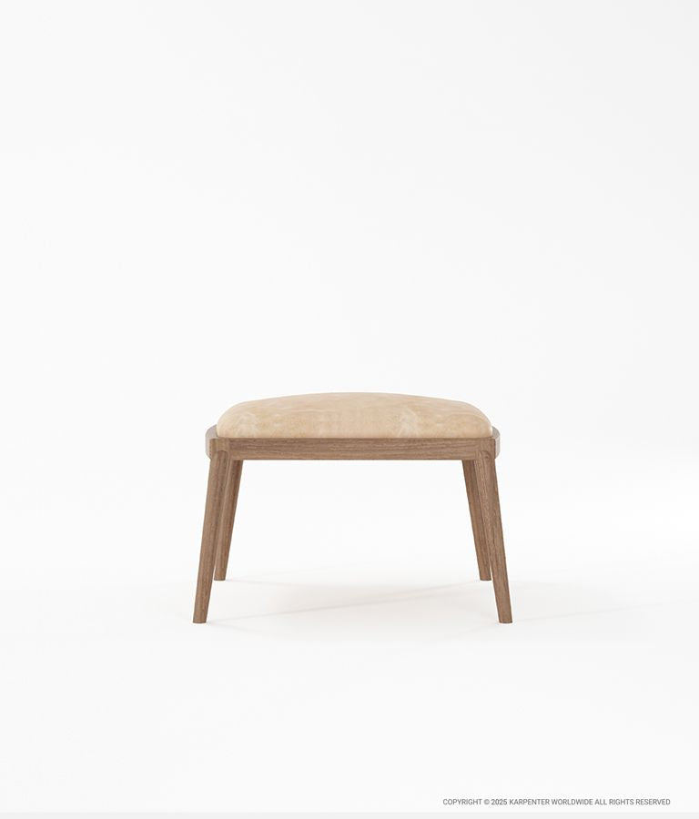 CHILLAX Ottoman with Leather
