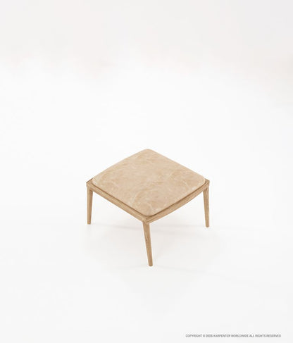 CHILLAX Ottoman with Leather