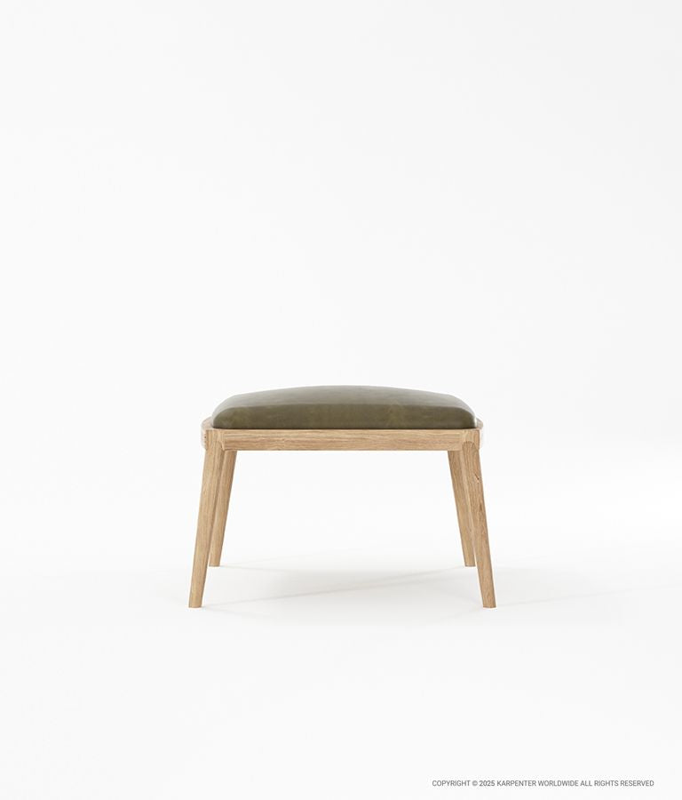CHILLAX Ottoman with Leather