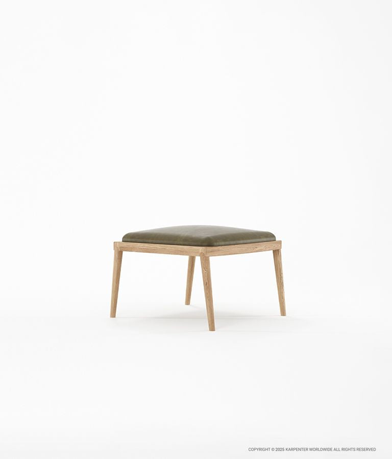 CHILLAX Ottoman with Leather