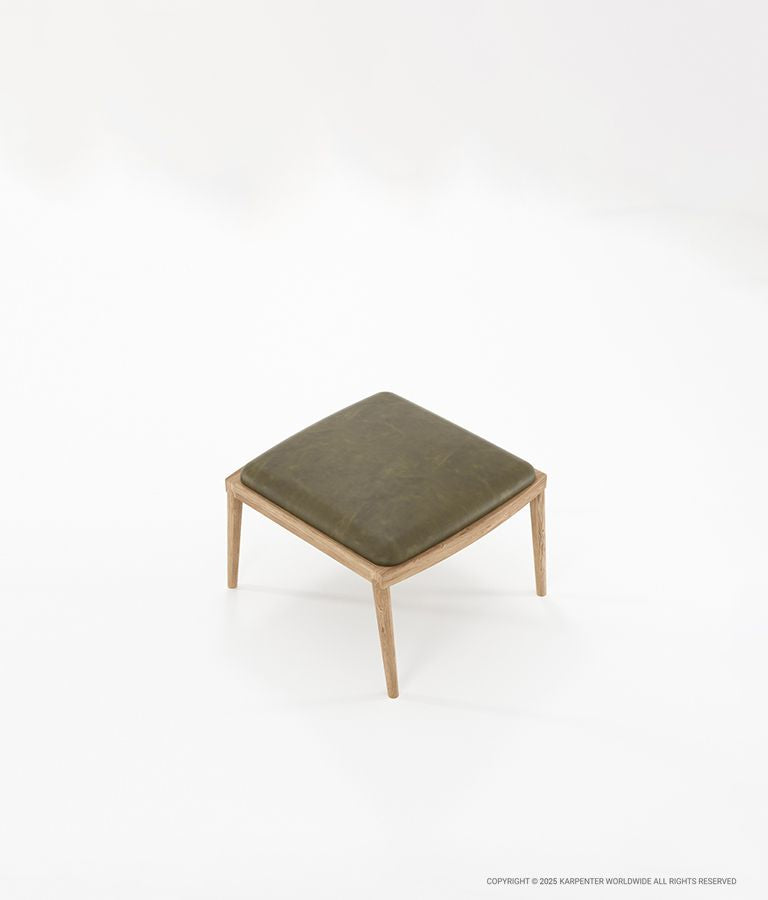 CHILLAX Ottoman with Leather