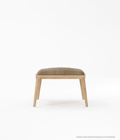 CHILLAX Ottoman with Leather