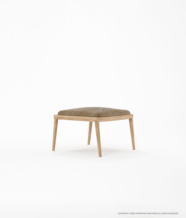 CHILLAX Ottoman with Leather
