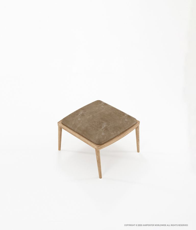 CHILLAX Ottoman with Leather