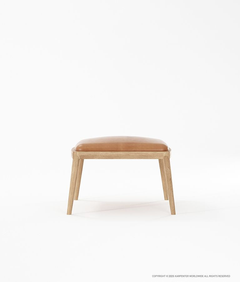 CHILLAX Ottoman with Leather