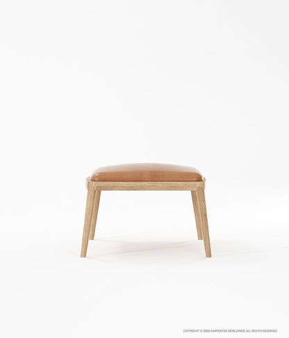 CHILLAX Ottoman with Leather