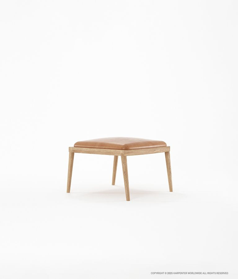 CHILLAX Ottoman with Leather