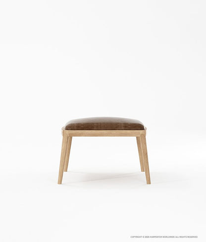 CHILLAX Ottoman with Leather