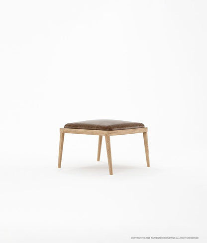 CHILLAX Ottoman with Leather