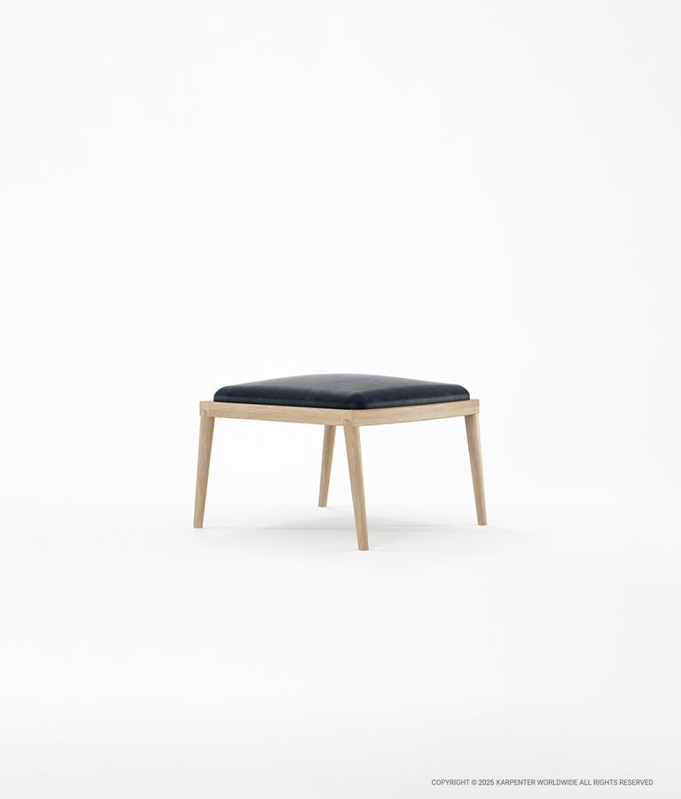 CHILLAX Ottoman with Leather