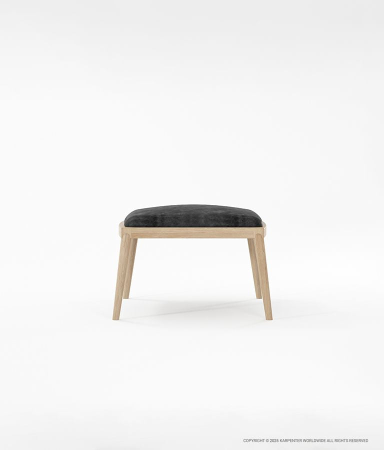 CHILLAX Ottoman with Leather