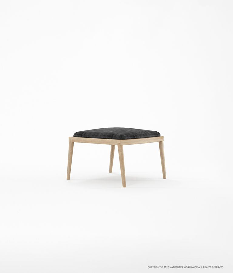 CHILLAX Ottoman with Leather