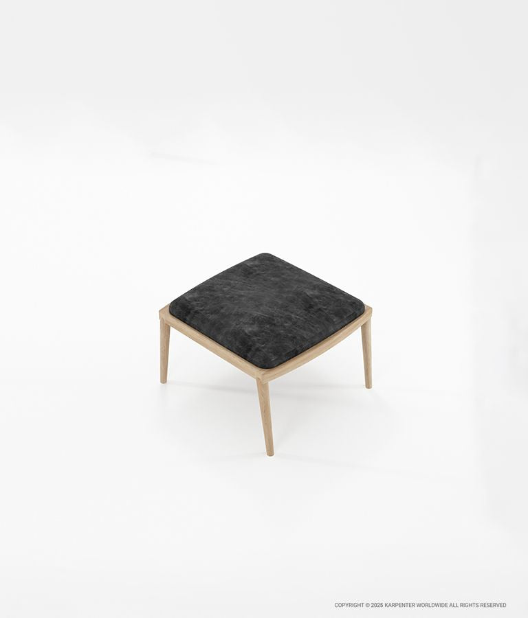CHILLAX Ottoman with Leather