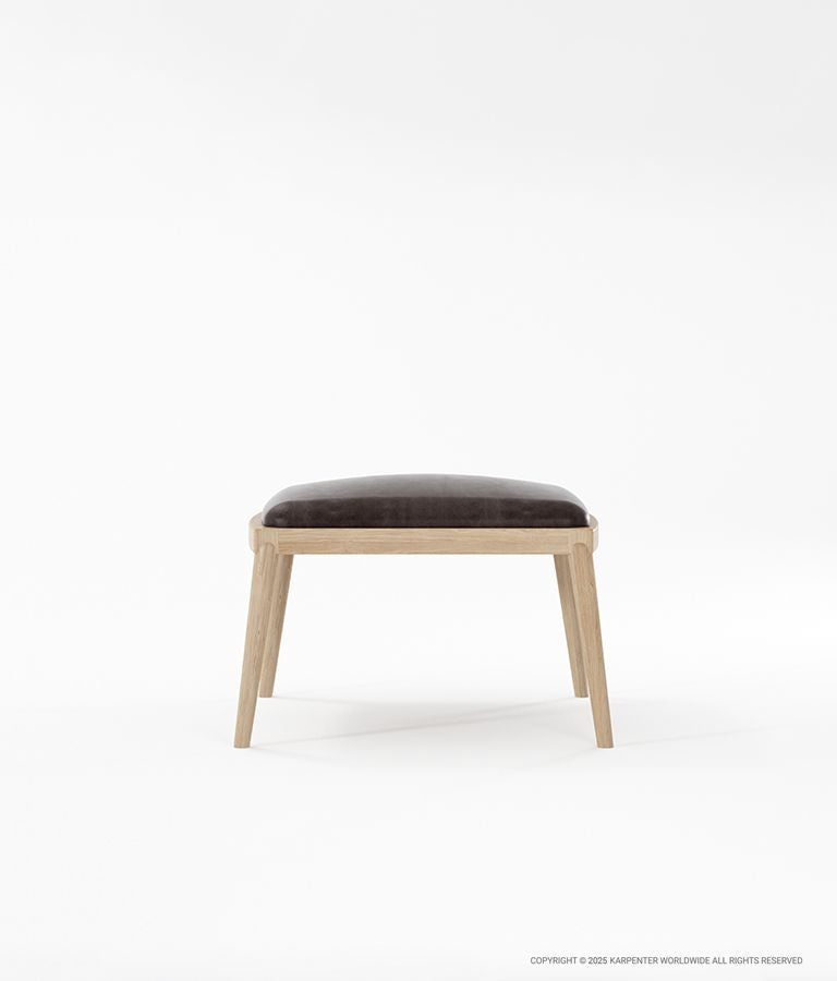 CHILLAX Ottoman with Leather