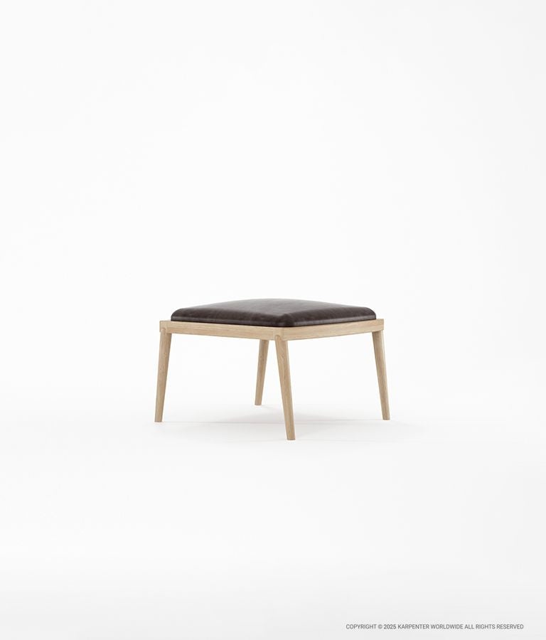 CHILLAX Ottoman with Leather