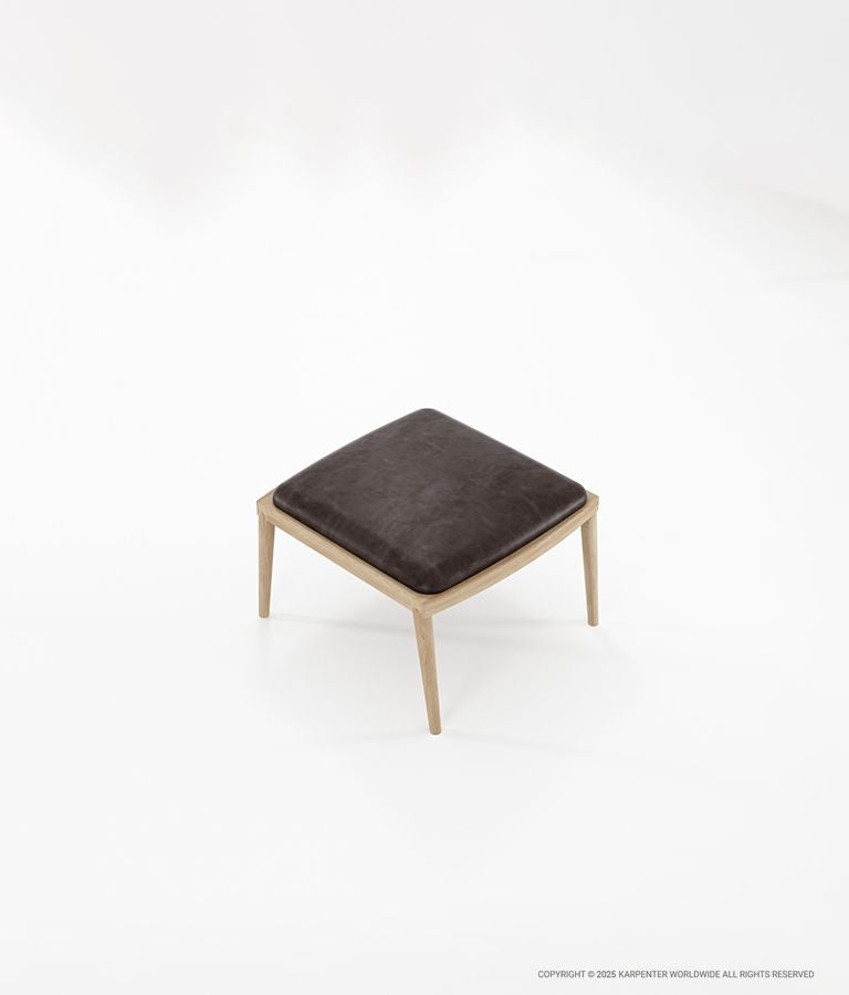 CHILLAX Ottoman with Leather