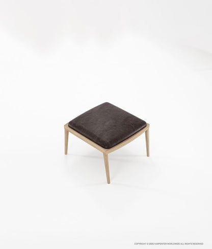 CHILLAX Ottoman with Leather