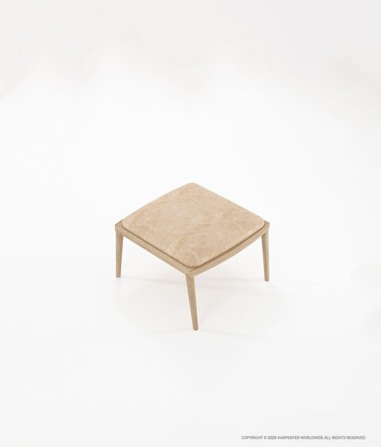 CHILLAX Ottoman with Leather