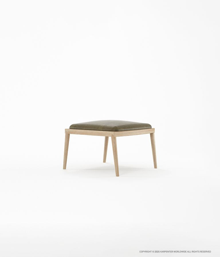 CHILLAX Ottoman with Leather