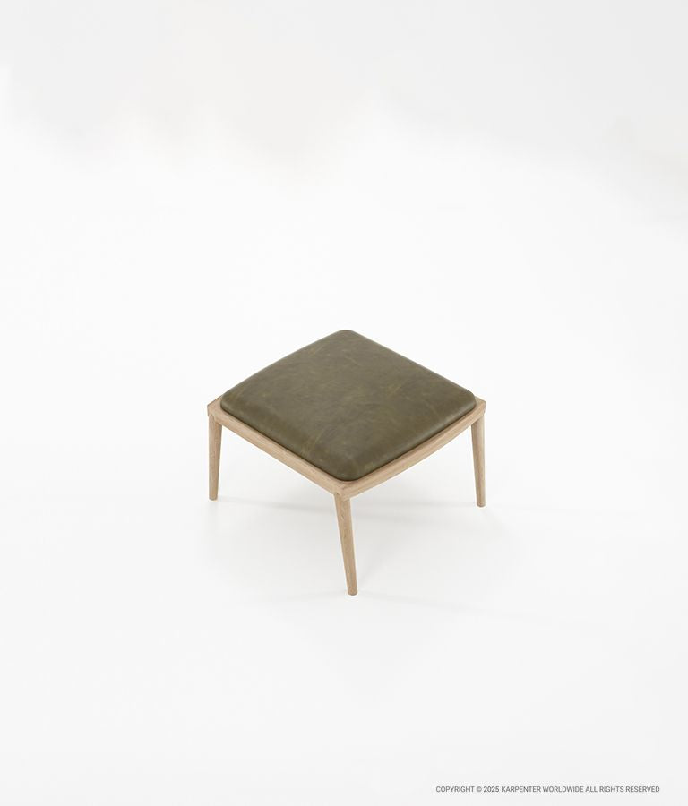CHILLAX Ottoman with Leather