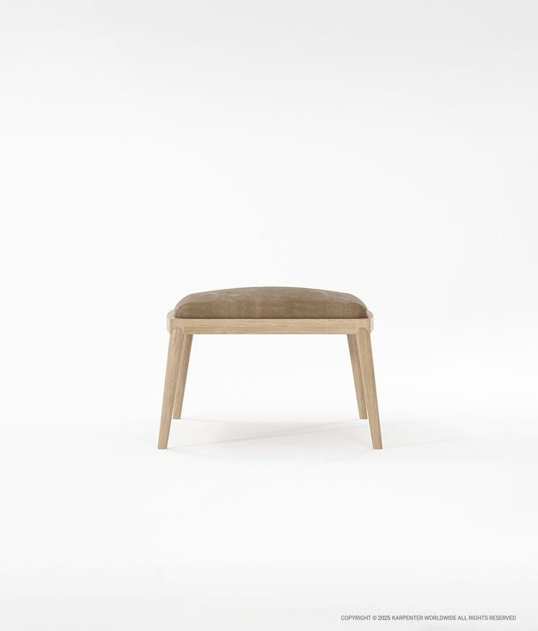 CHILLAX Ottoman with Leather
