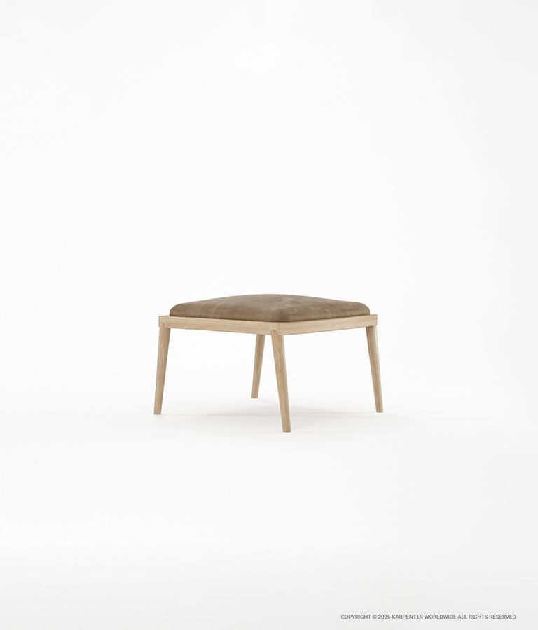 CHILLAX Ottoman with Leather