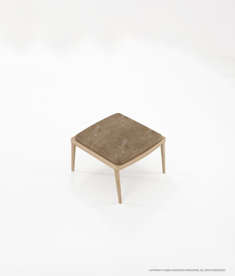 CHILLAX Ottoman with Leather