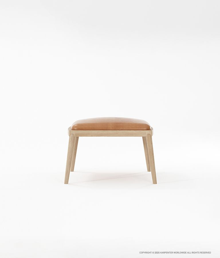 CHILLAX Ottoman with Leather