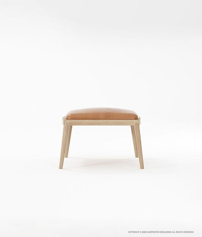 CHILLAX Ottoman with Leather
