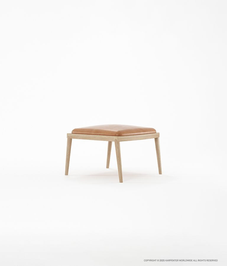 CHILLAX Ottoman with Leather