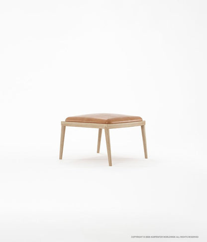 CHILLAX Ottoman with Leather