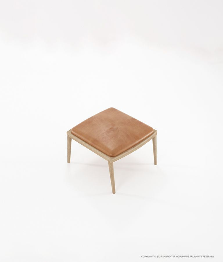 CHILLAX Ottoman with Leather