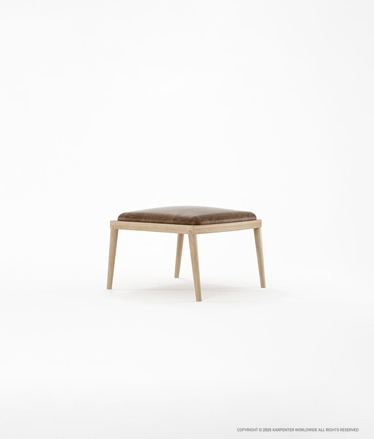 CHILLAX Ottoman with Leather