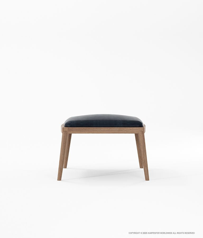 CHILLAX Ottoman with Leather