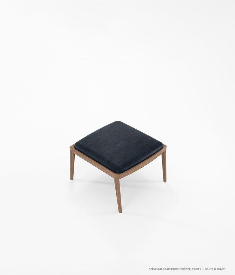CHILLAX Ottoman with Leather