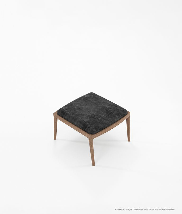 CHILLAX Ottoman with Leather