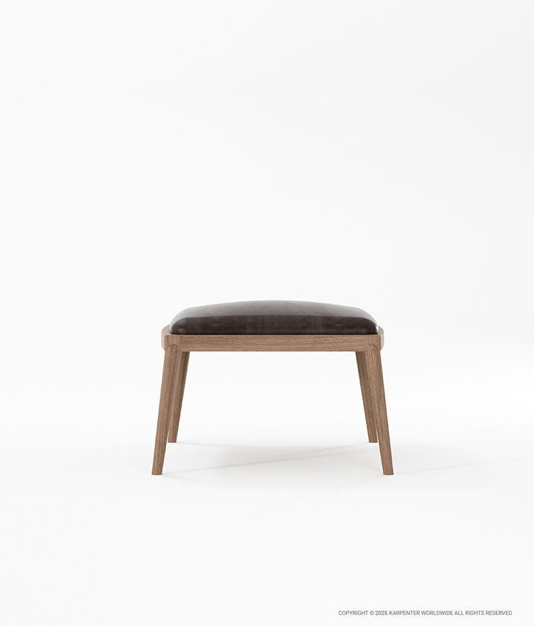 CHILLAX Ottoman with Leather