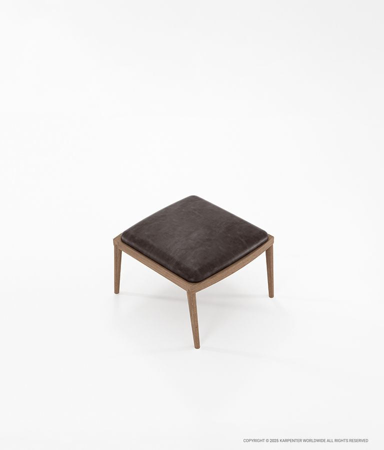 CHILLAX Ottoman with Leather