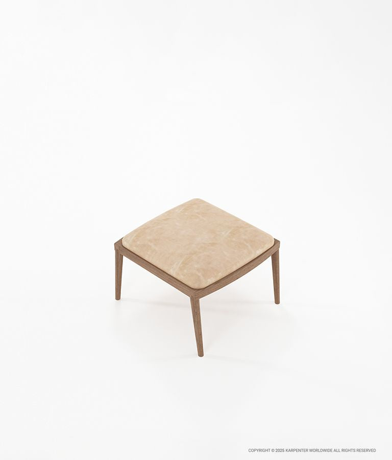 CHILLAX Ottoman with Leather