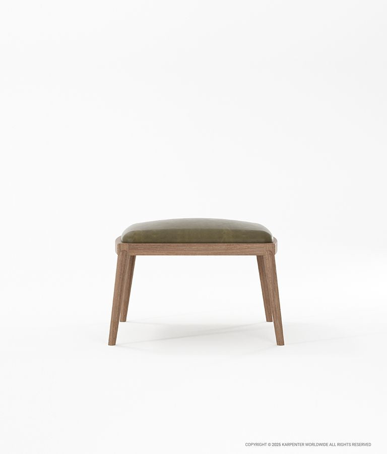 CHILLAX Ottoman with Leather