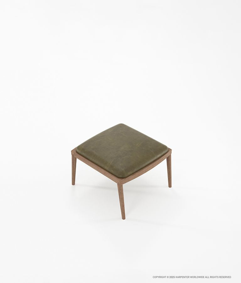 CHILLAX Ottoman with Leather