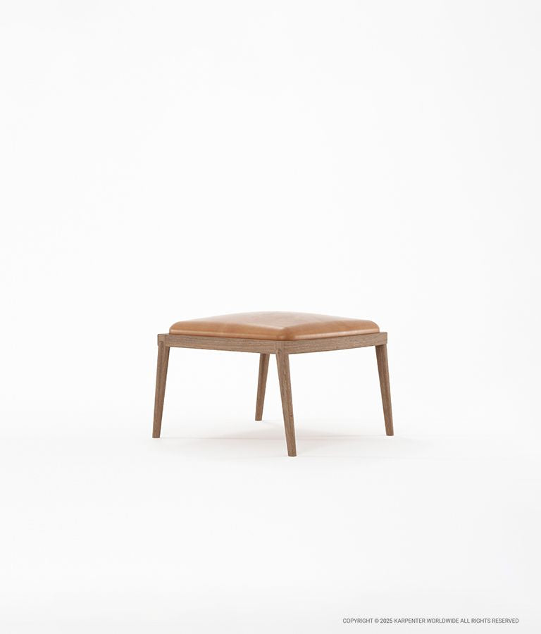 CHILLAX Ottoman with Leather