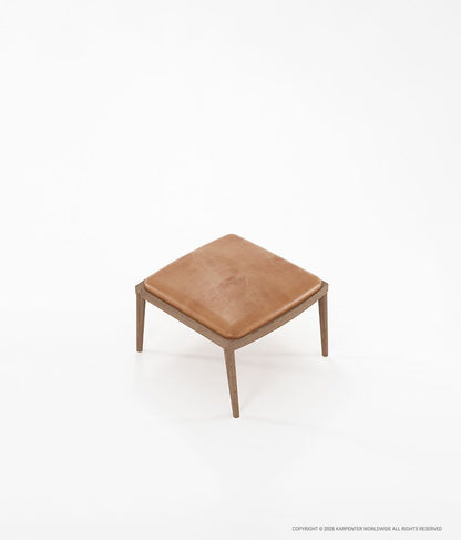 CHILLAX Ottoman with Leather