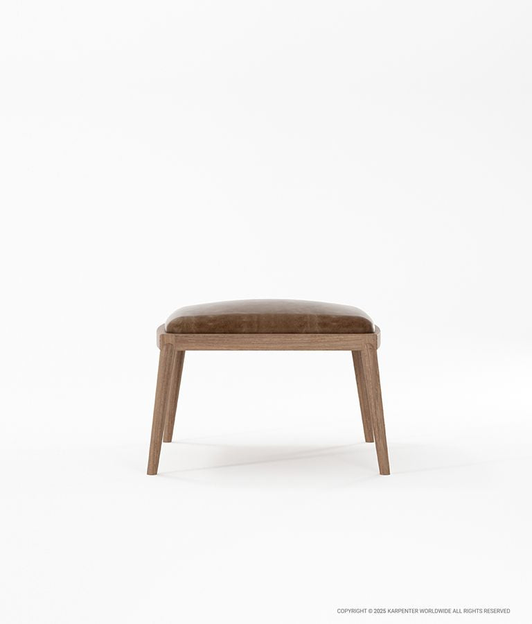 CHILLAX Ottoman with Leather